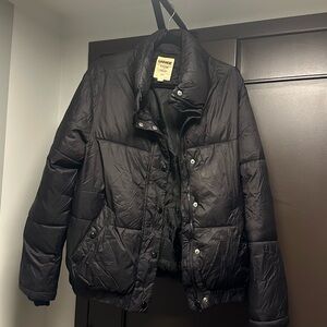Garage Charcoal Puffer Jacket